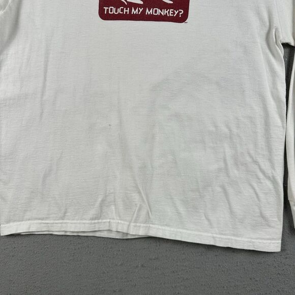 Vintage 90s Touch My Monkey Shirt Large SNL Mike Myers Sprockets Skit - Picture 12 of 16
